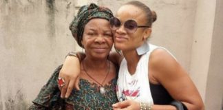 Uche Nnanna and her mum