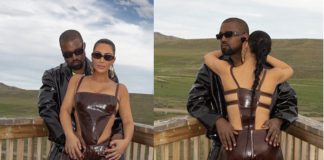 Kim Kardashian and her husband, Kanye West