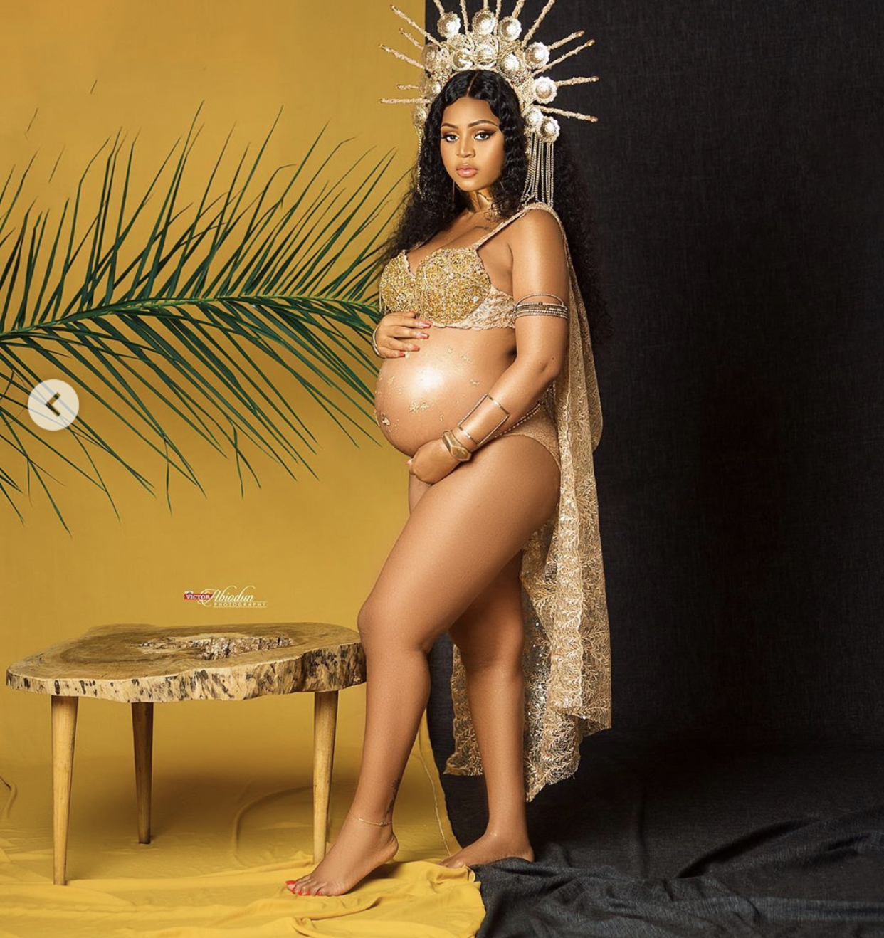 Photo from her maternity shoot