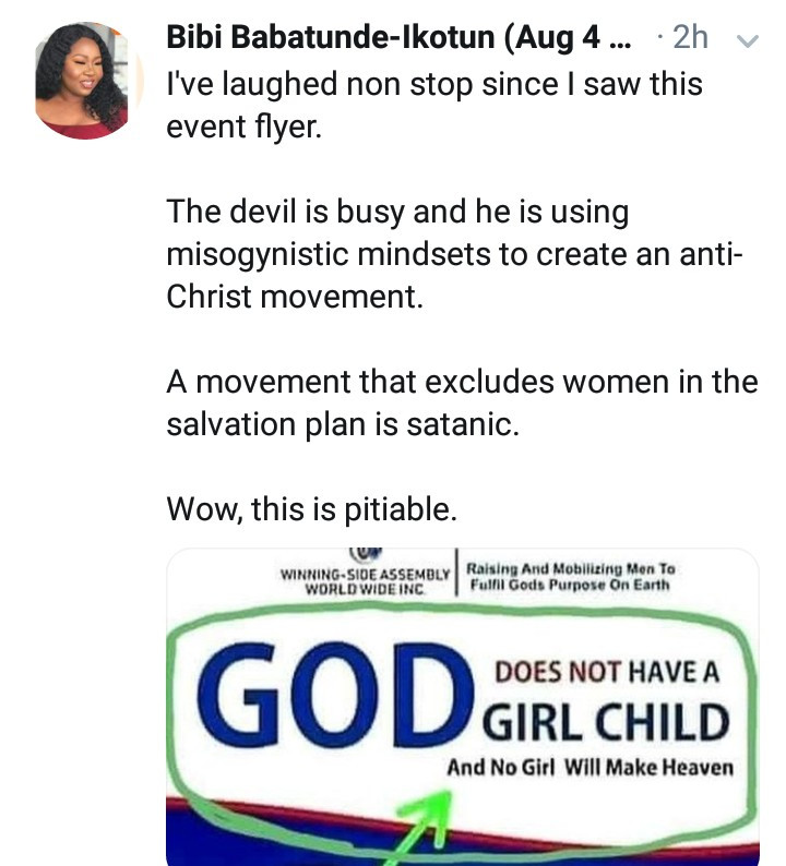 Pastor Says No Woman Will Make Heaven