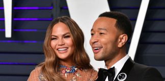 John Legend and wife