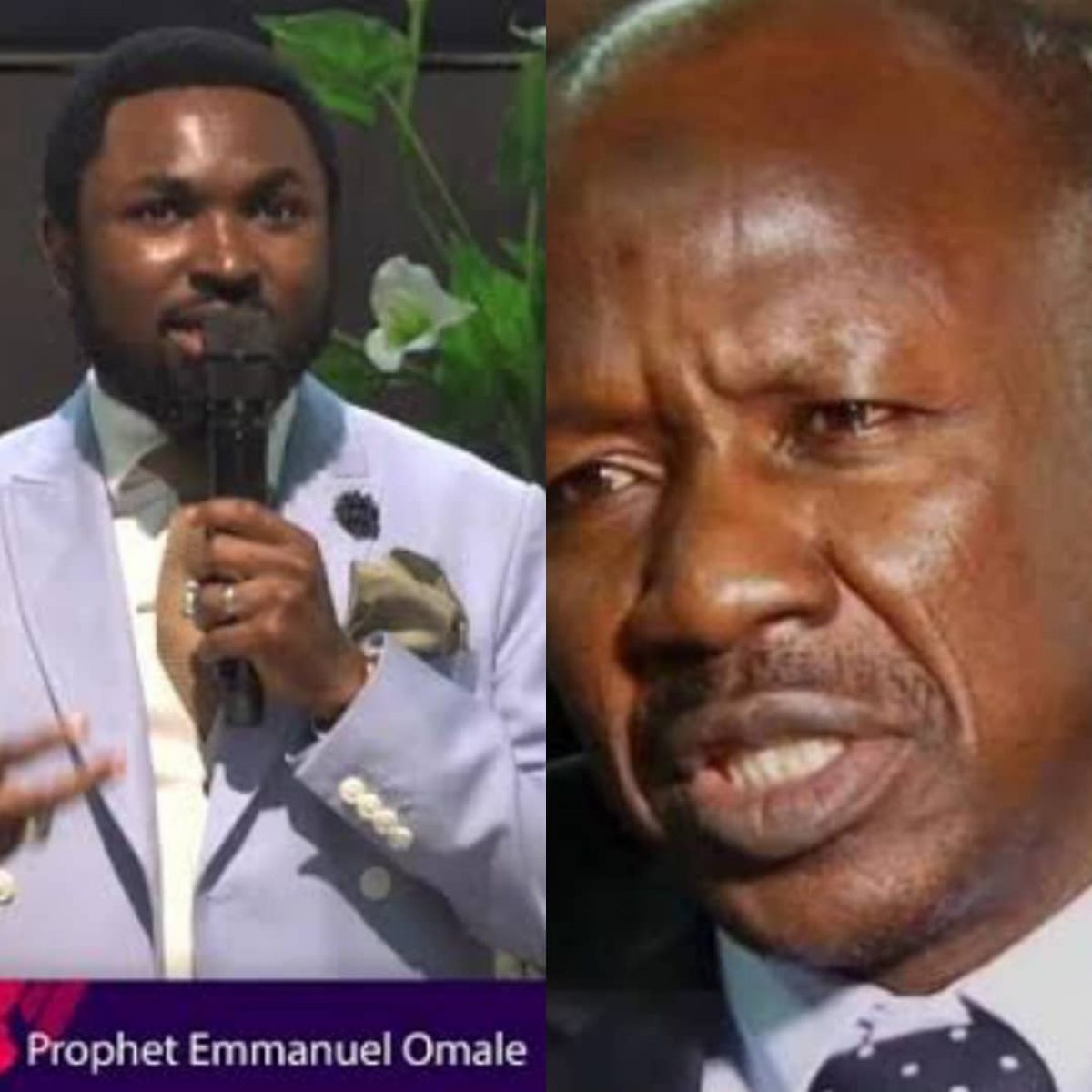 Pastor Emmanuel Omale and Ibrahim Magu