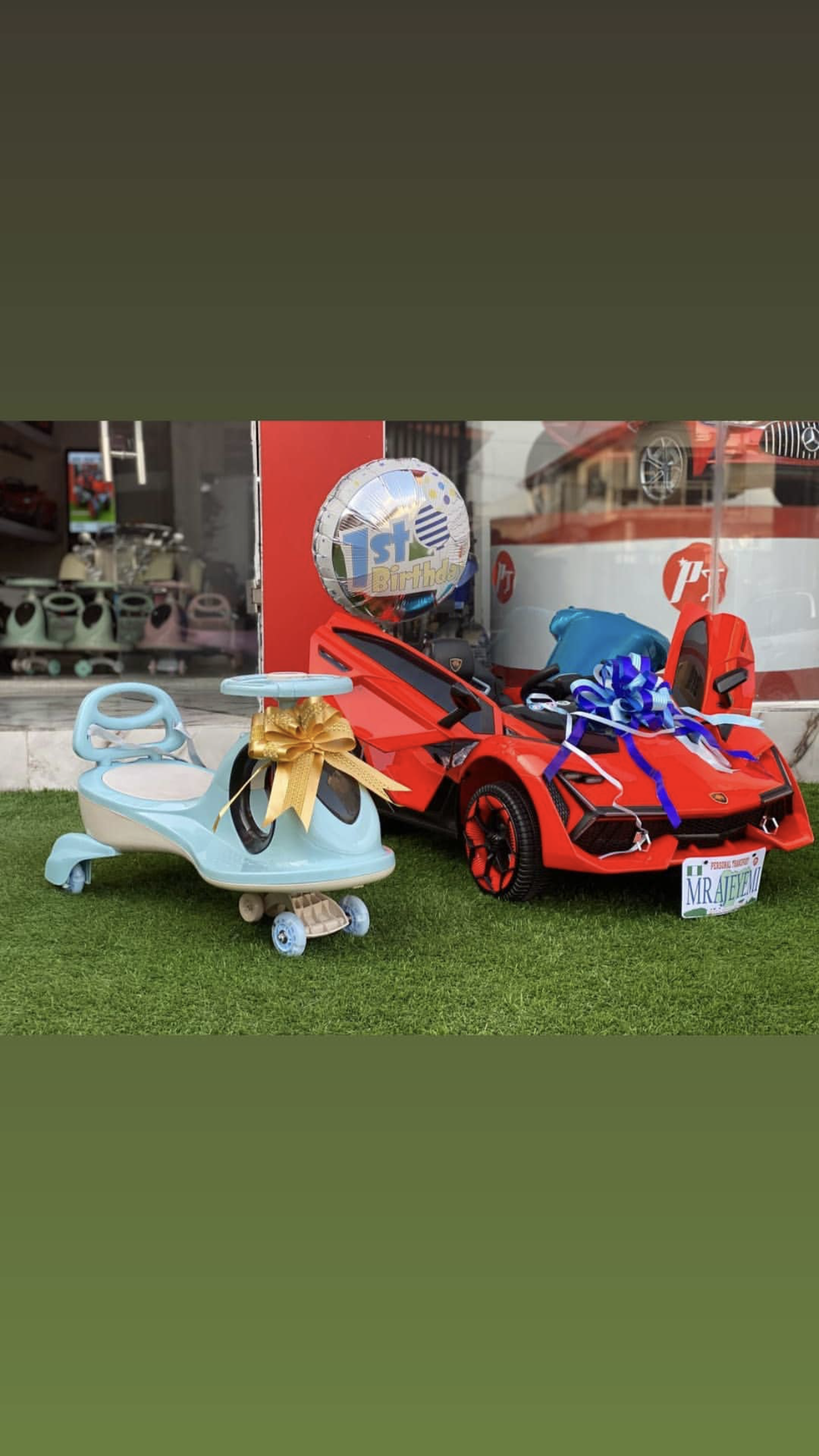 The toy cars