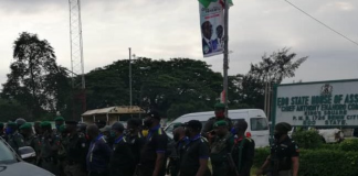 policemen lay siege on Edo Assembly