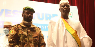 President of Mali, N'Daw, coup leader, Goita