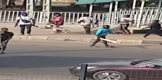 #EndSWAT: Thugs Attack Protesters In Lagos (Video)
