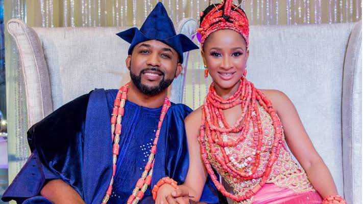 Adesua defends Banky from man who said he is trying to divide the youths