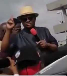 Governor Nyesom Wike makes U-turn, joins #EndSARS protesters in Rivers state (video)
