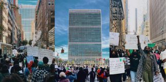 Nigerians In US Stage #EndSARS Protest In New York (Photos/Video)