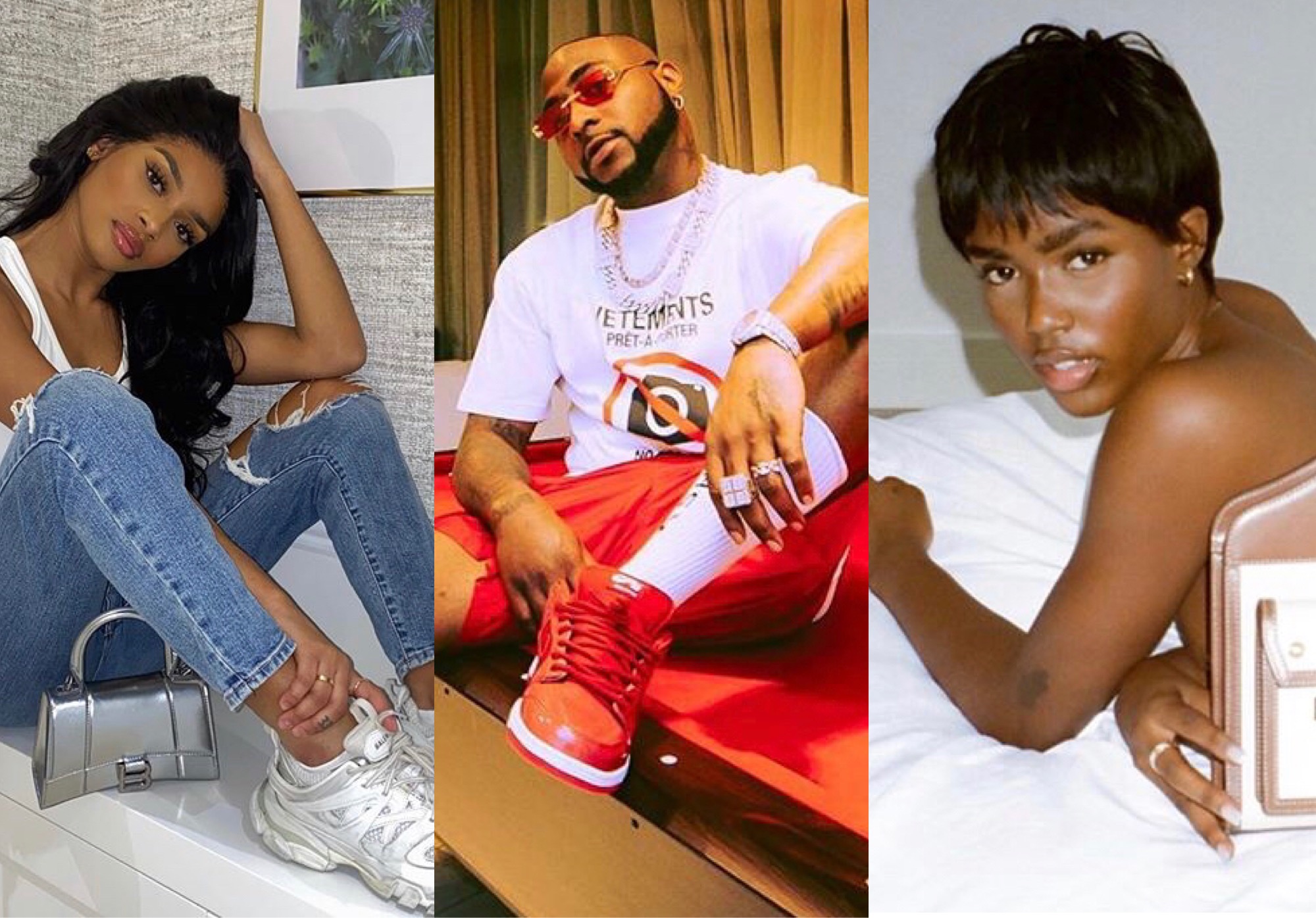Davido’s Name Mentioned As Two British Models Clash On Twitter