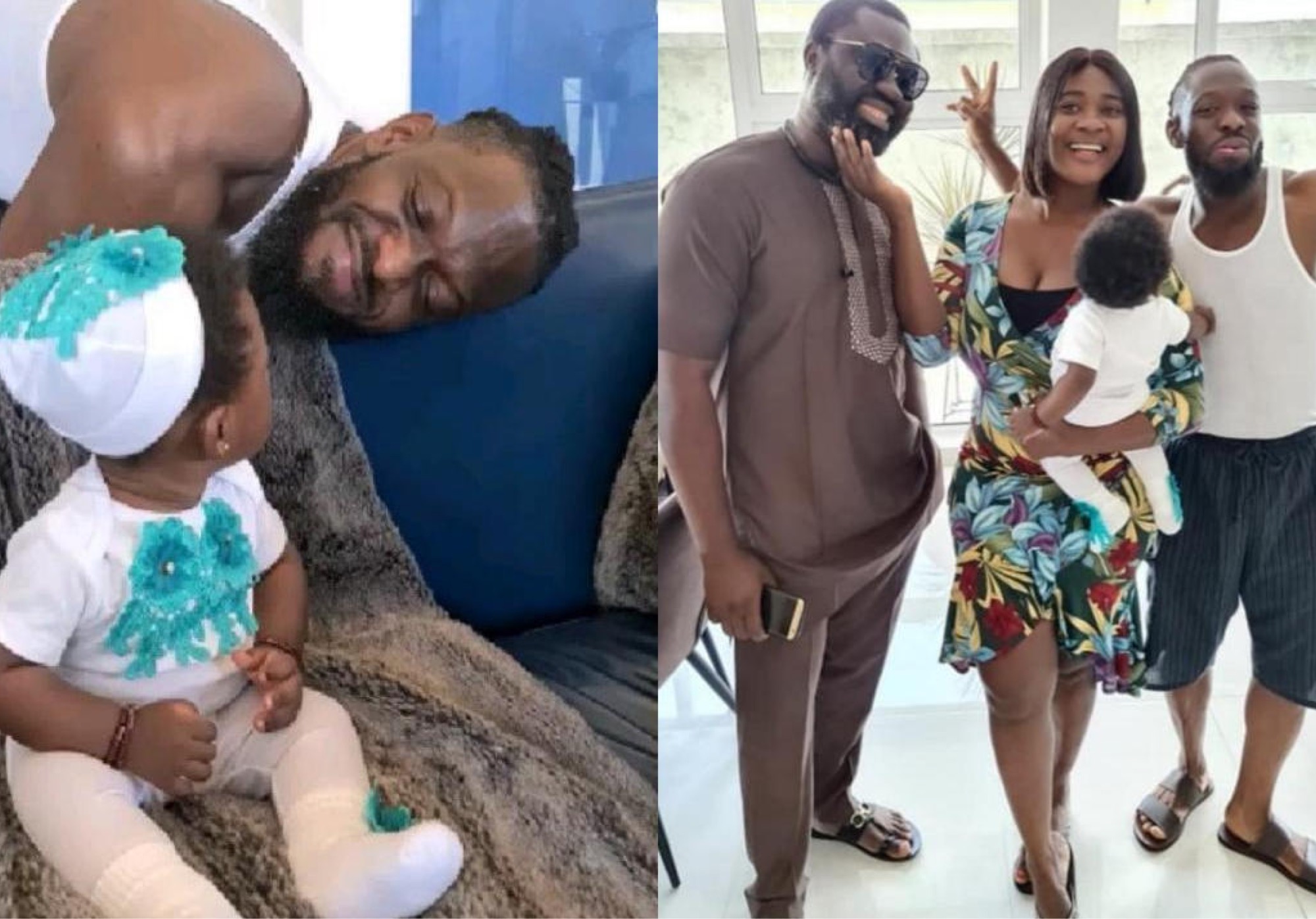 Mercy Johnson-Okojie And Her Family Hang Out With Singer Timaya