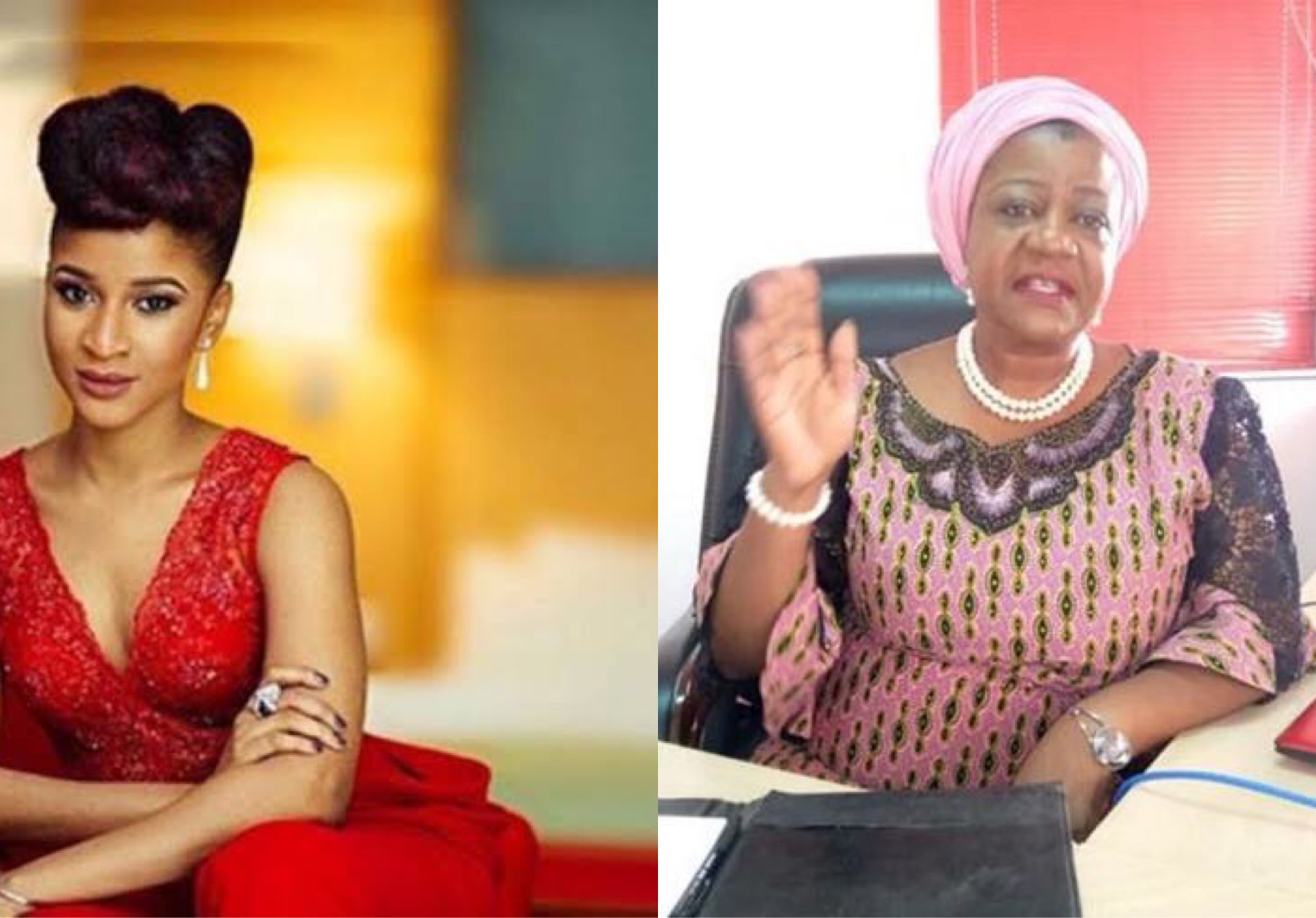 ‘You Are A Disgrace’ - Actress Adesua Etomi Knocks Lauretta Onochie Over Her Tweet
