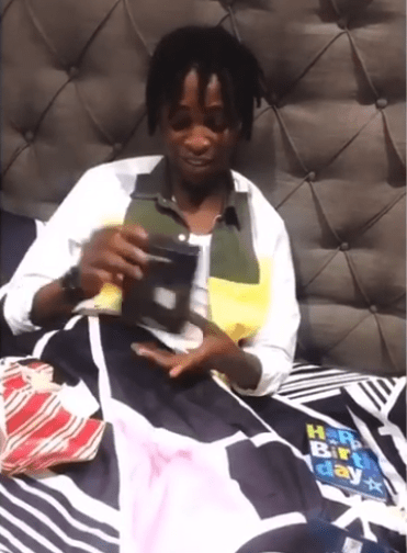 Laycon Reacts After Fan Gifts Him Sex Toy As Birthday Gift (Video)