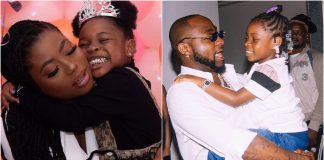 Singer Davido’s 5-Year-Old Daughter, Imade Advices Her Mum To Calm Down