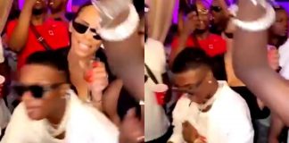 Wizkid Spotted With His Third Babymama At A Club In Ghana