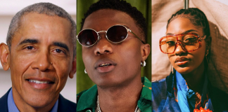 Singers Wizkid, Tems Make Barack Obama's List Of Favourite Music Of 2020