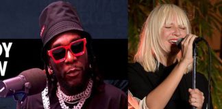 Burna Boy To Feature On Sia's New Single