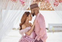 Banky W and his wife