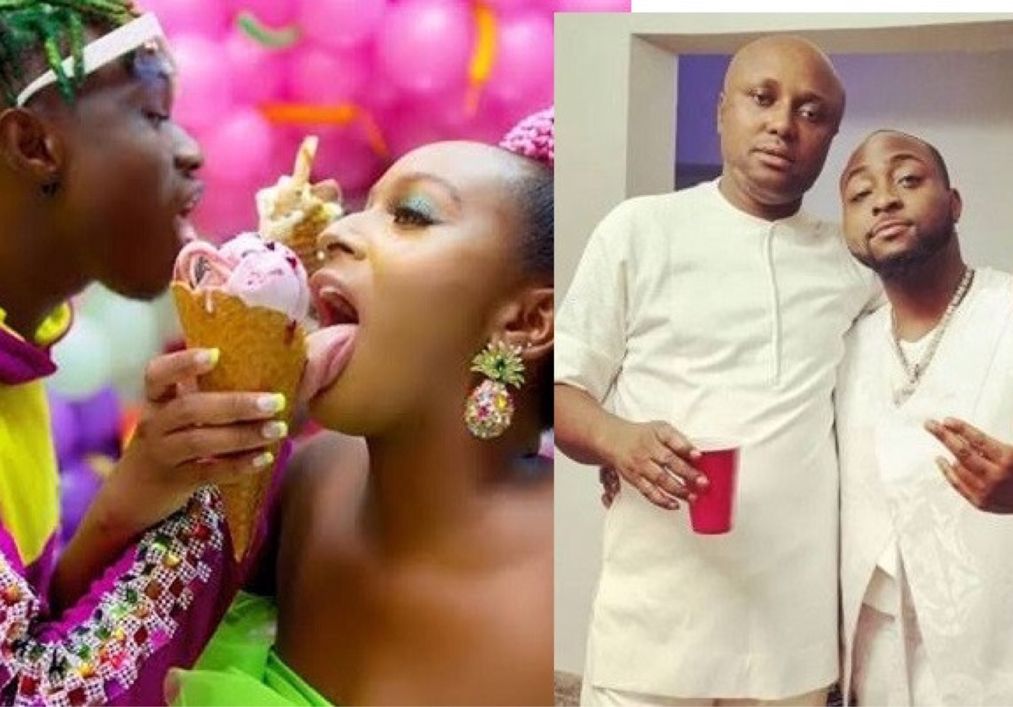 Singer Davido’s Aide Davido's Aide, Israel Tackles DJ Cuppy After She Threatened To Sue Him