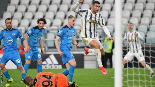 Ronaldo Hits 20th League Goal In Win Over Spezia