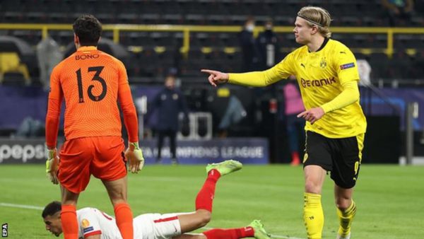 Haaland Fires Dortmund Into UCL Quaterfinals
