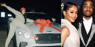 Quavo Reportedly Did Not Take Back The Bentley He Gifted Saweetie