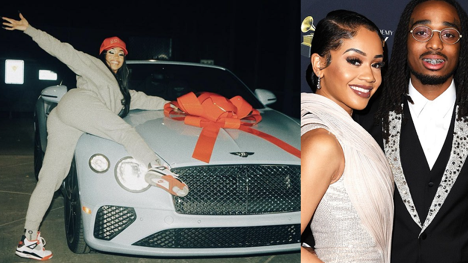 Quavo Reportedly Did Not Take Back The Bentley He Gifted Saweetie