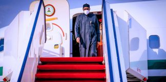 President Buhari Returns From UK