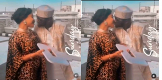 Tonto Dikeh Gifts Her New Man A Car For His Birthday
