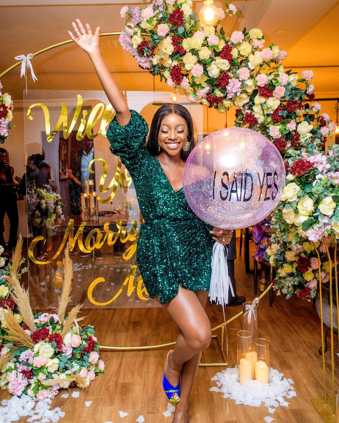 Actress Inidima Okojie Announces Her Engagement