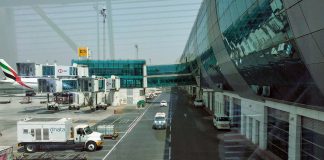 Dubai International Airport in the United Arab Emirates in July 2018.
