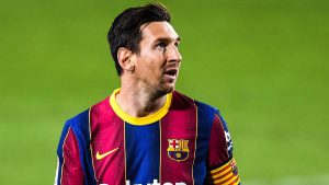 Messi Holds News Conference At Camp Nou On Sunday