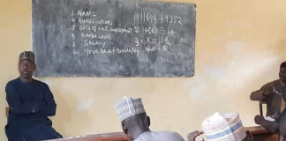 Panic As Borno Governor Conducts Impromptu Test For Teachers
