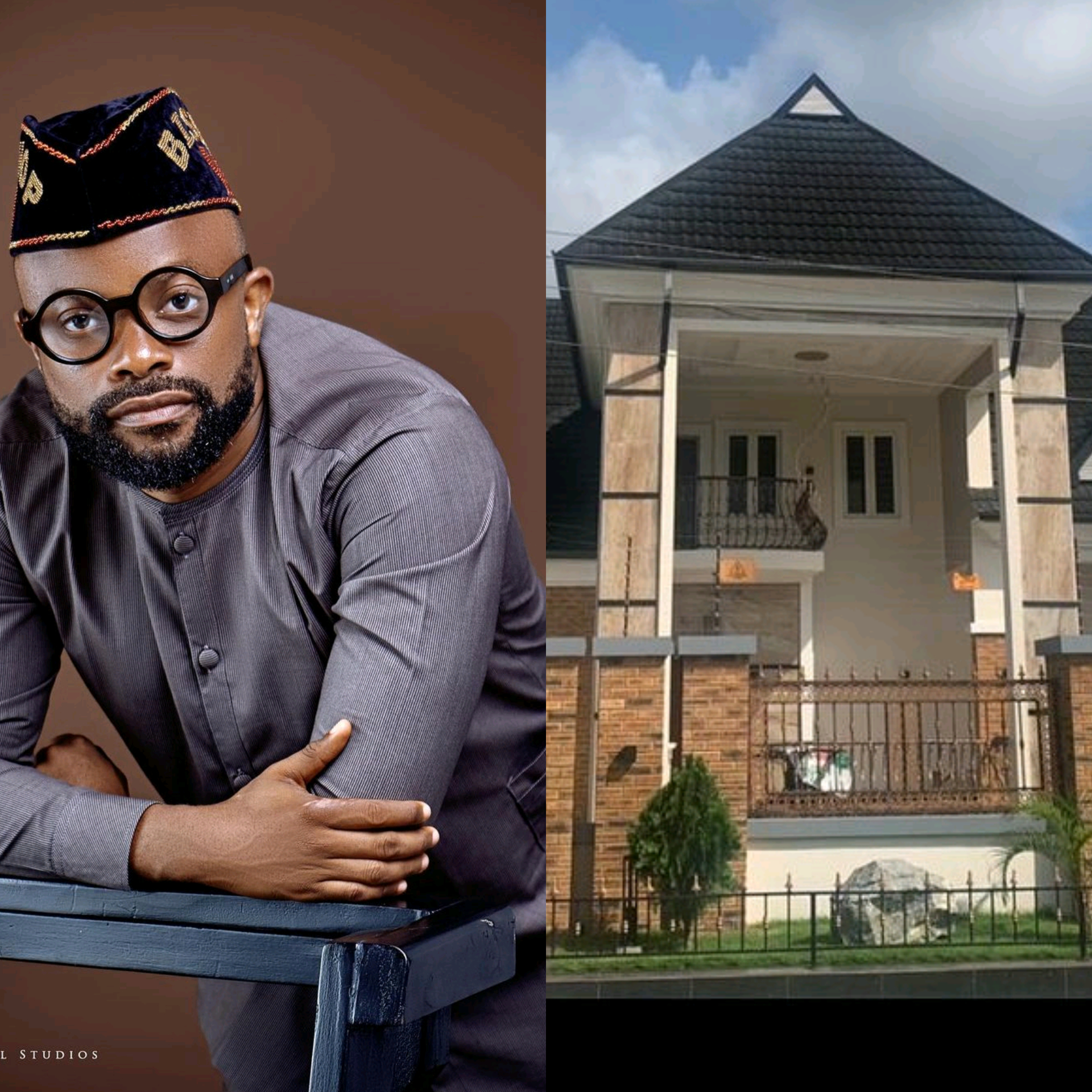 Actor Ime Bishop Umoh Unveils His Completed Mansion In Uyo
