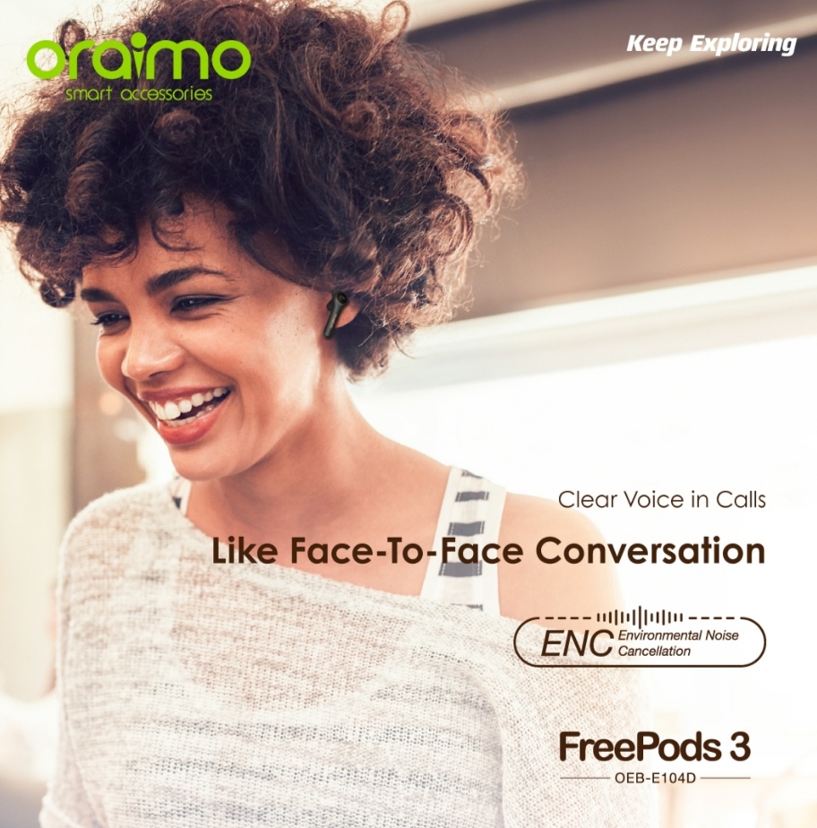 oraimo FreePods 3 – Perfect Environmental Noise Cancellation in Speech Mode Are Now a Thing!