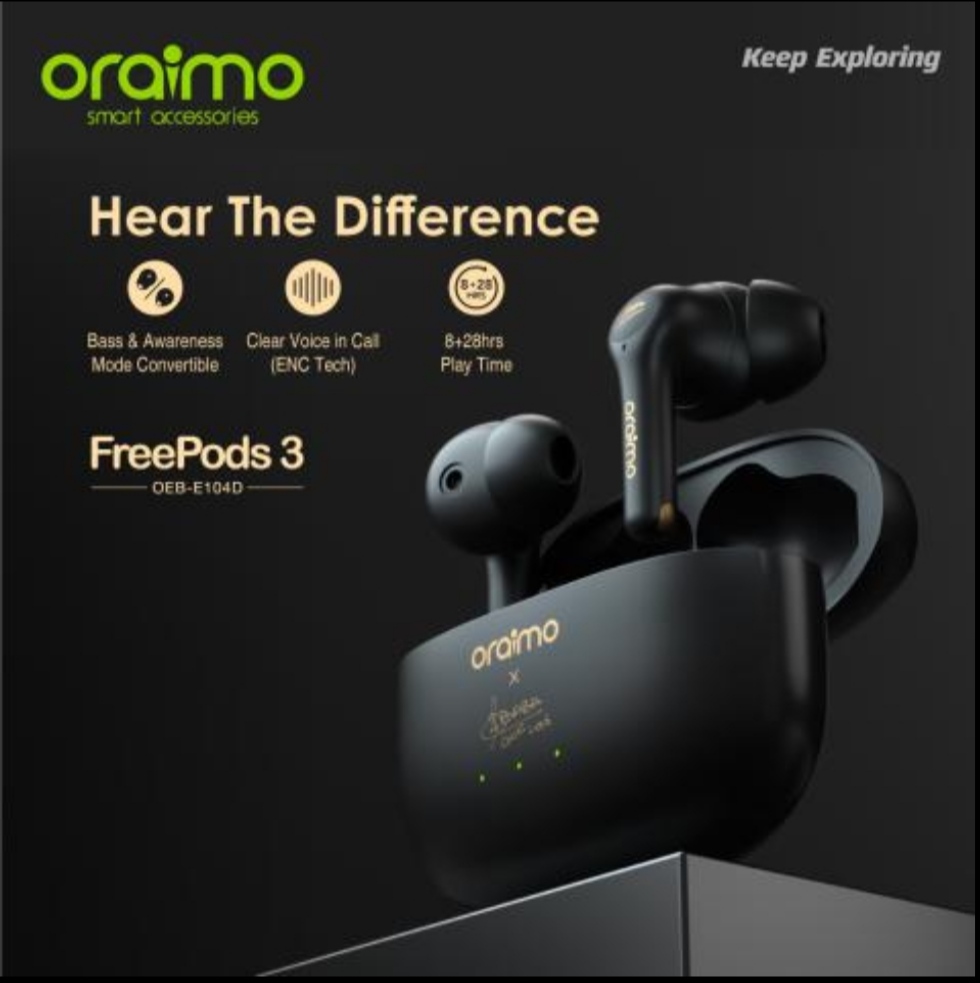 oraimo FreePods 3 – Perfect Environmental Noise Cancellation in Speech Mode Are Now a Thing!