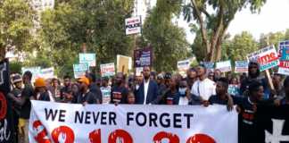 #EndSARS Memorial: Nigerians Demand Justice For Victims Of Police Brutality, Tollgate Shootings One Year After