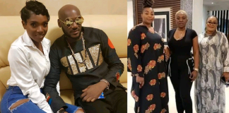 "The Real First Lady," Singer 2face Idibia's Sisters Link Up With His Babymama, Pero