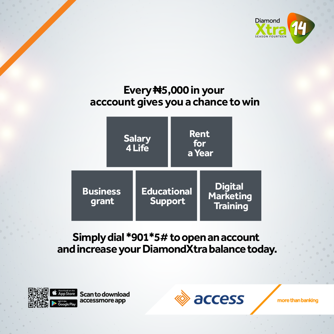 informationng.com - DiamondXtra Season14: Access Bank to splash N270m and Free Digital Marketing Training for 14,000 Customers
