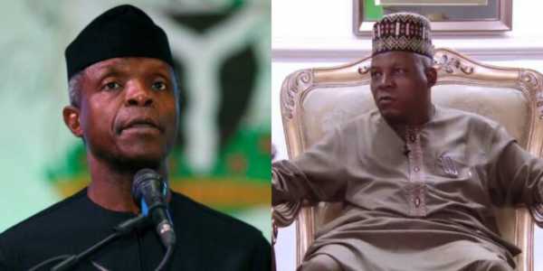 Shettima Apologises To Osinbajo Over ‘Ice Cream Seller’ Jibe, Says His Remarks Were ‘Overblown’