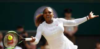 serena williams in action