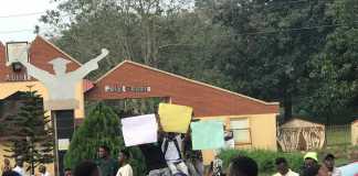Mapoly students protesting