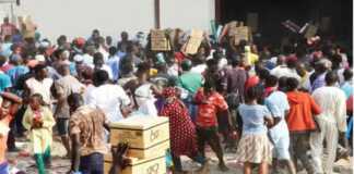 Adamawa warehouse looting