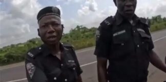 Police Nab Officers Begging Foreign Biker For Money In Oyo