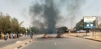 Youths burn tyres in Lafia, protest verdict affirming Sule as Governor