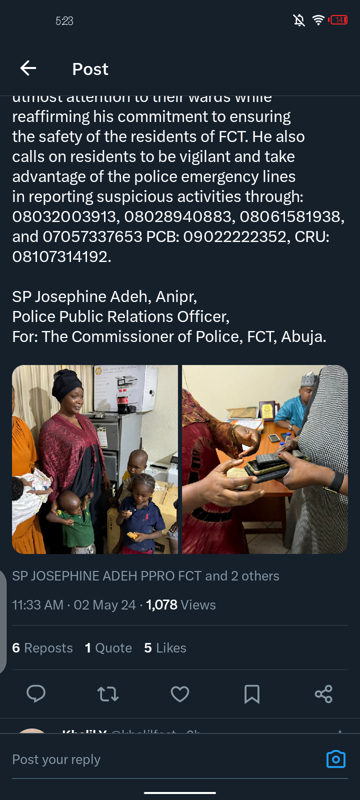 FCT Police Arrest Two Women For Allegedly Trafficking Five Children From Sokoto